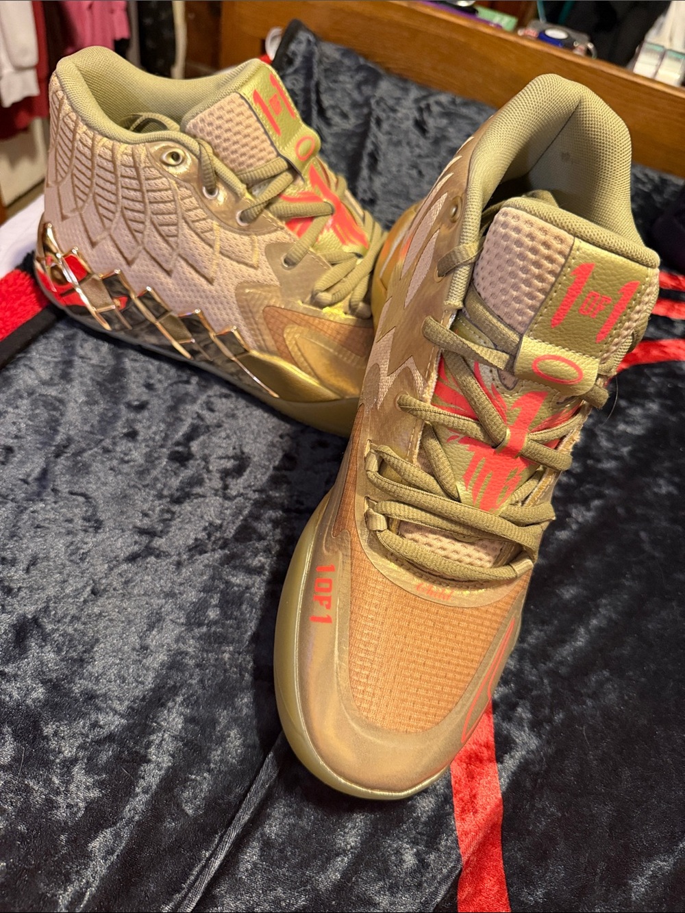 Puma LaMelo Ball MB.01 Golden Child basketball sneakers
